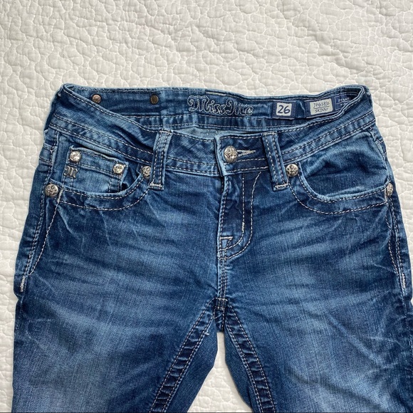Miss Me Jean Skinny Size 26 R - Picture 3 of 10